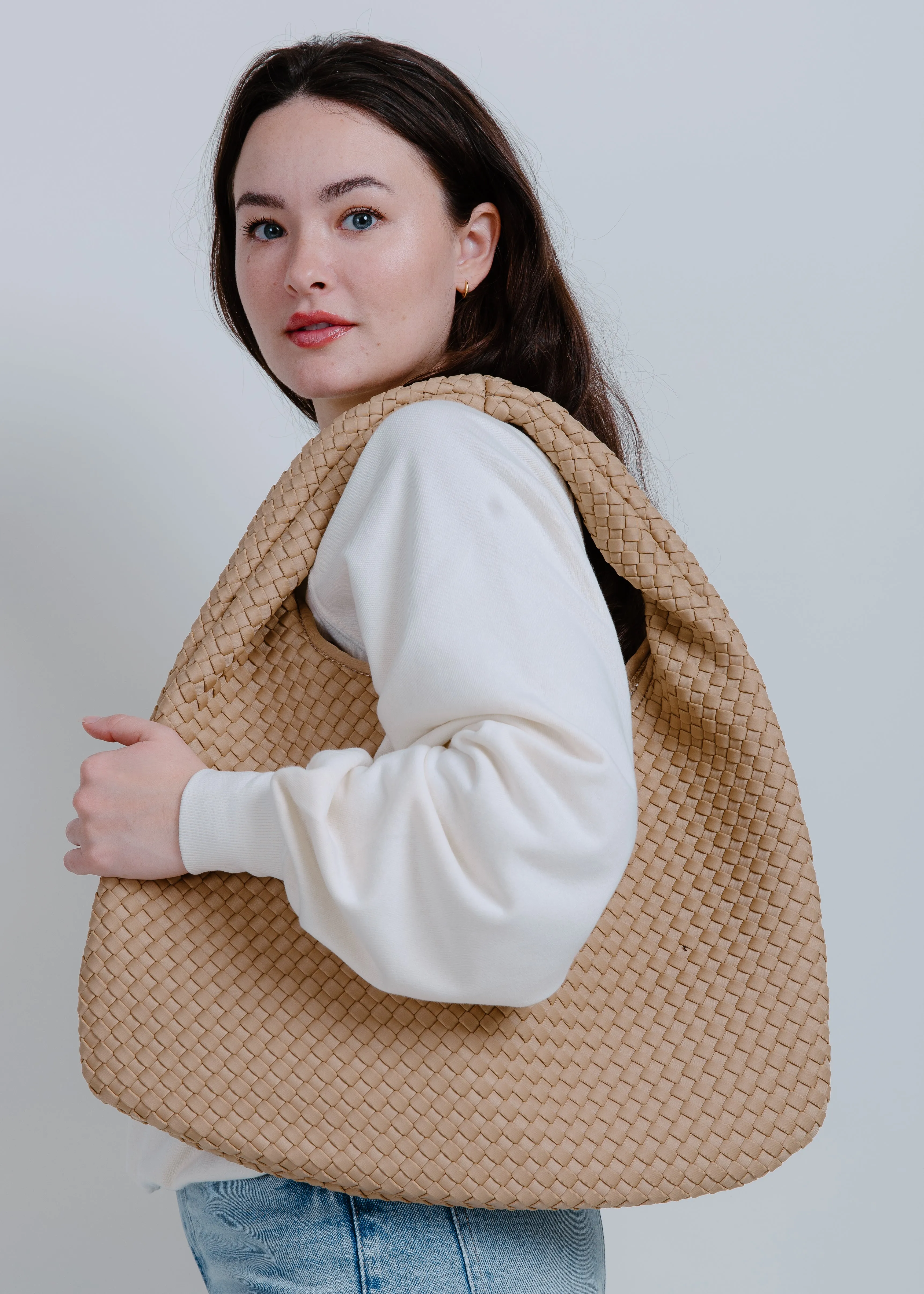 Wren Woven Hobo Bag