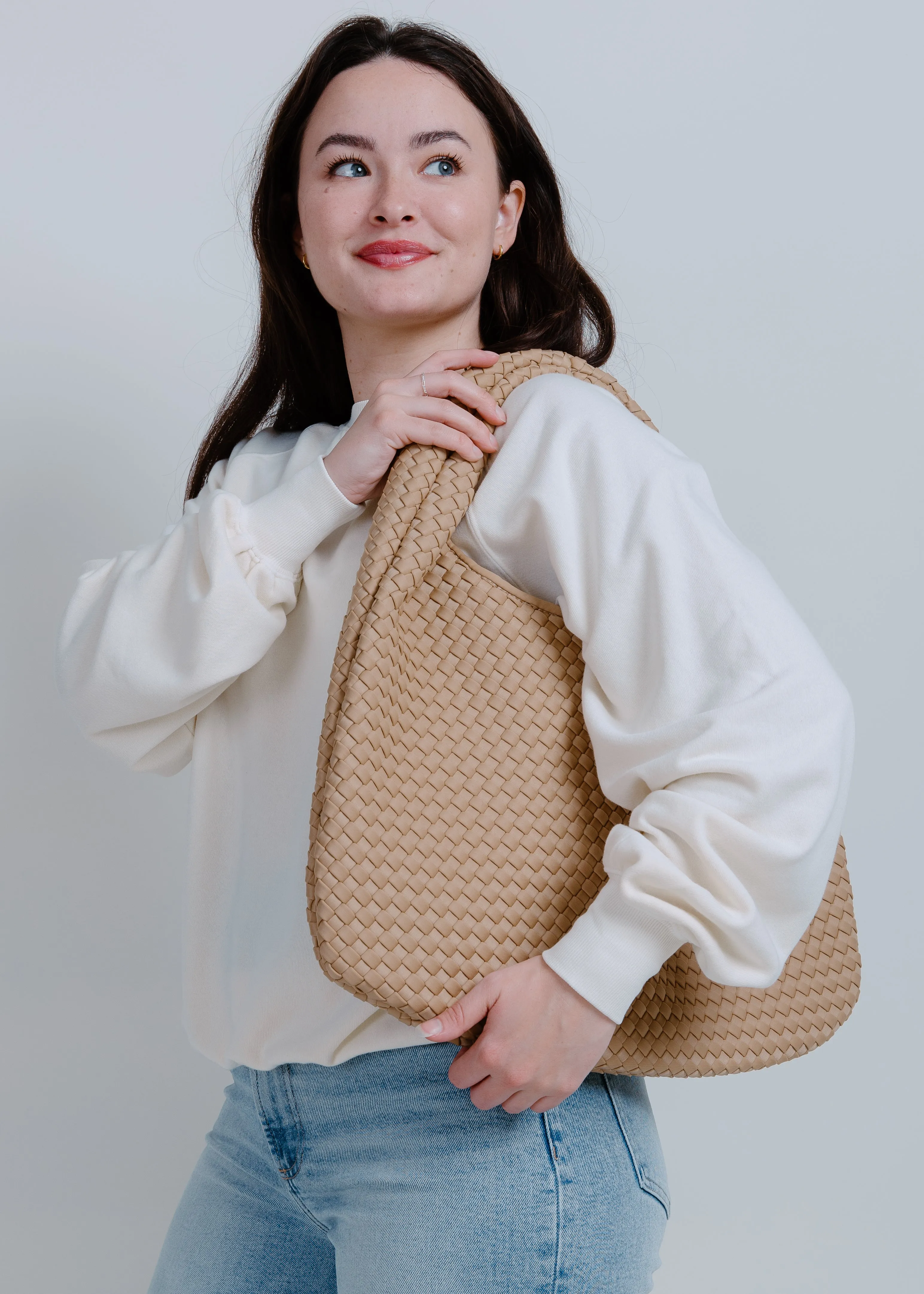 Wren Woven Hobo Bag