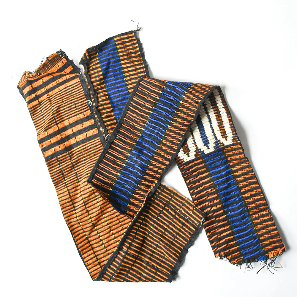 Yoruba Aso Oke Woven Cloth Remnants