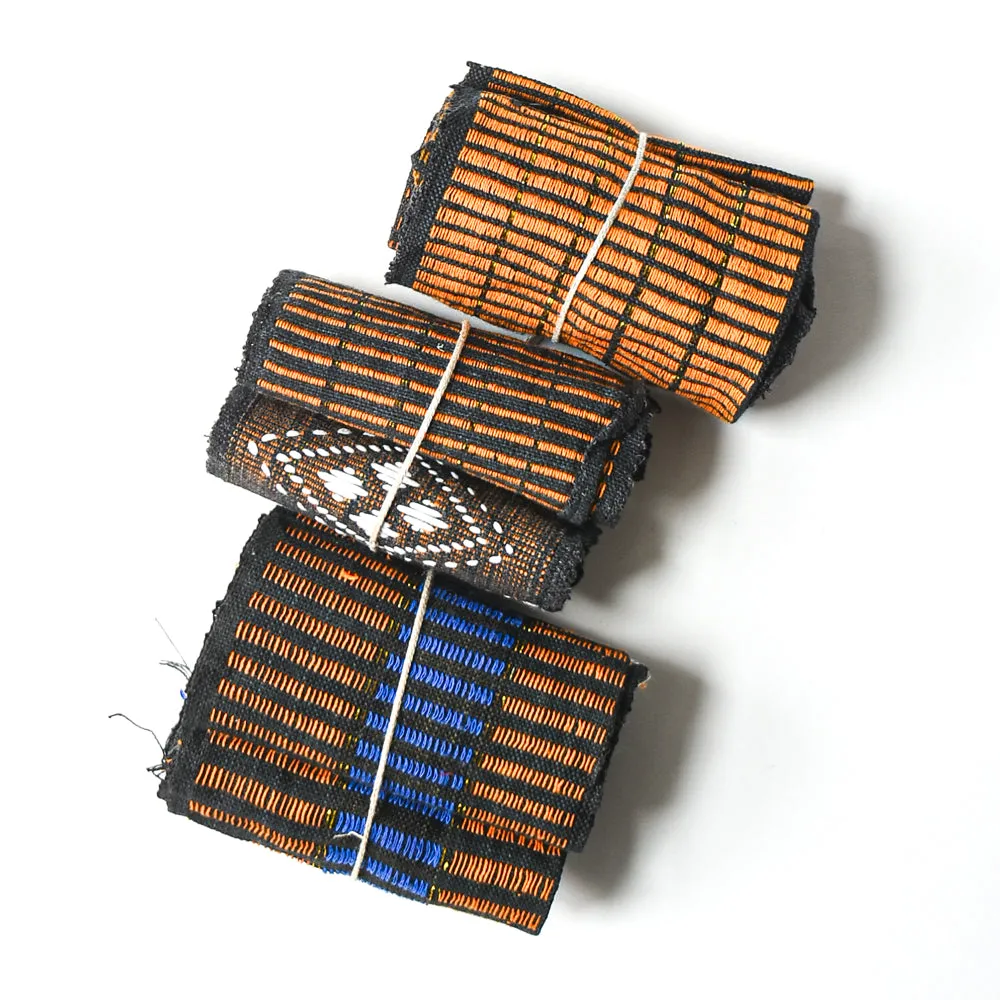 Yoruba Aso Oke Woven Cloth Remnants