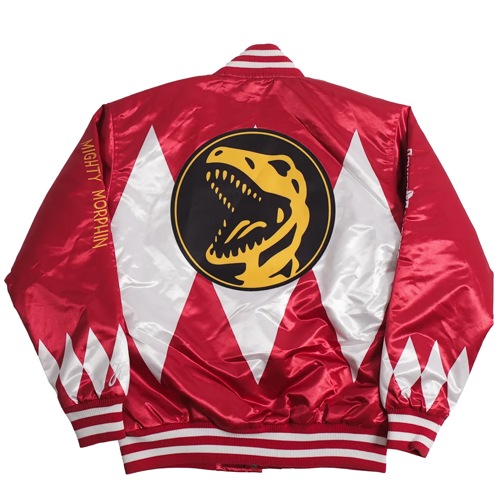 YOUTH POWER RANGER SATIN JACKET RED