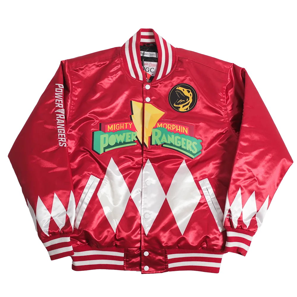 YOUTH POWER RANGER SATIN JACKET RED