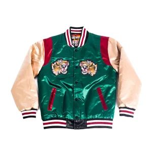 YOUTH WU TANG SATIN JACKET OLIVE
