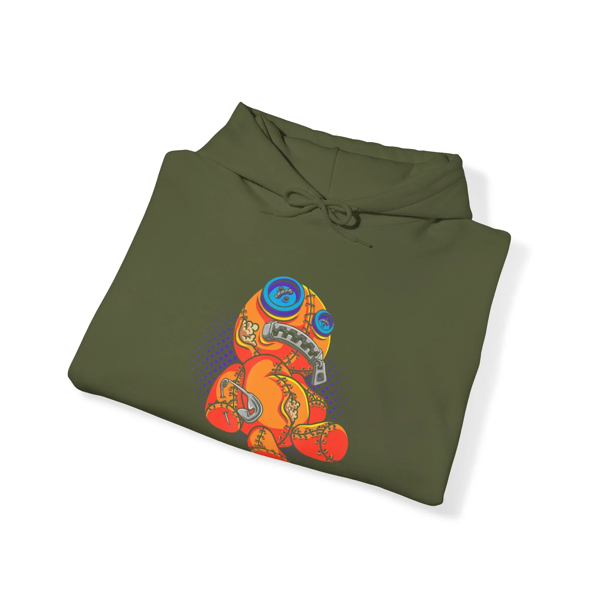 Zippermouth Teddy Bear Hoodie