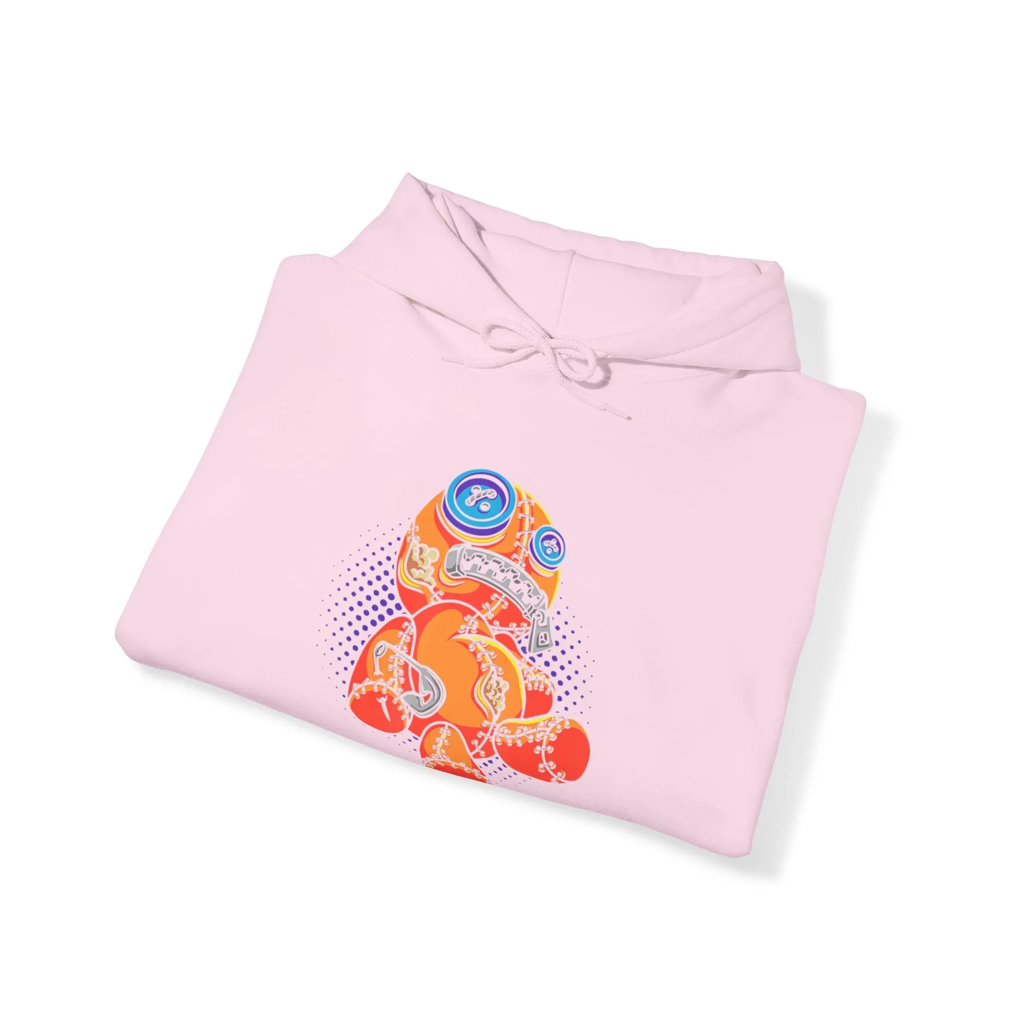 Zippermouth Teddy Bear Hoodie