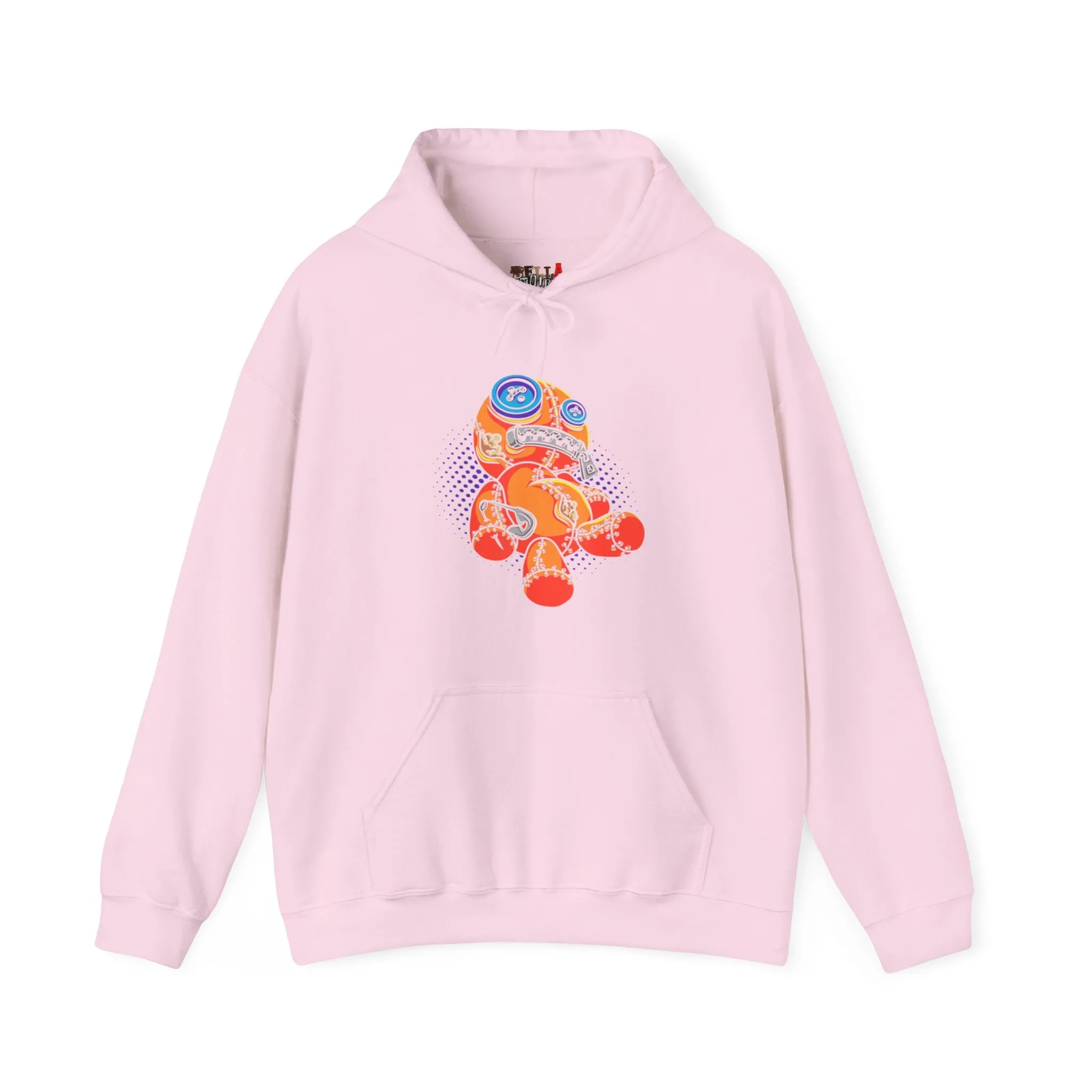Zippermouth Teddy Bear Hoodie