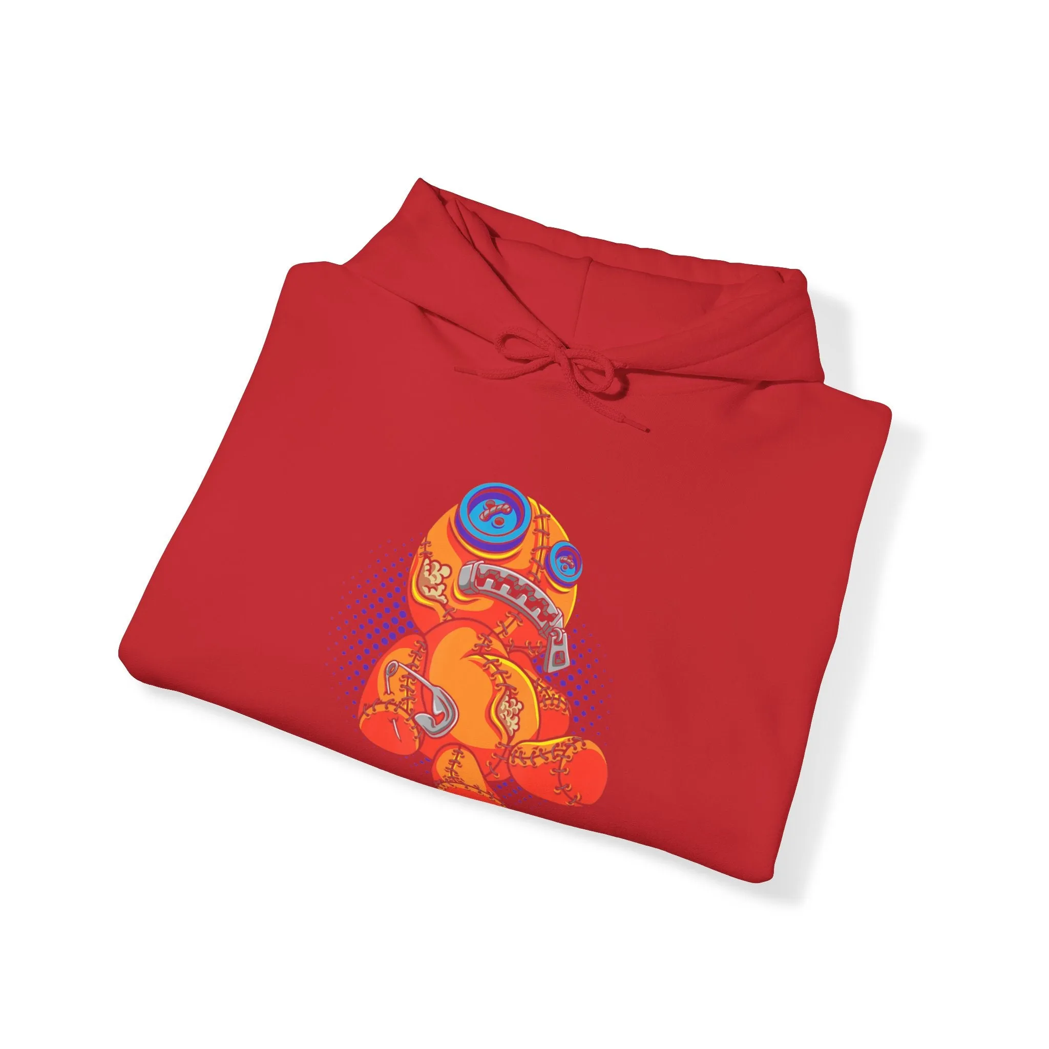 Zippermouth Teddy Bear Hoodie