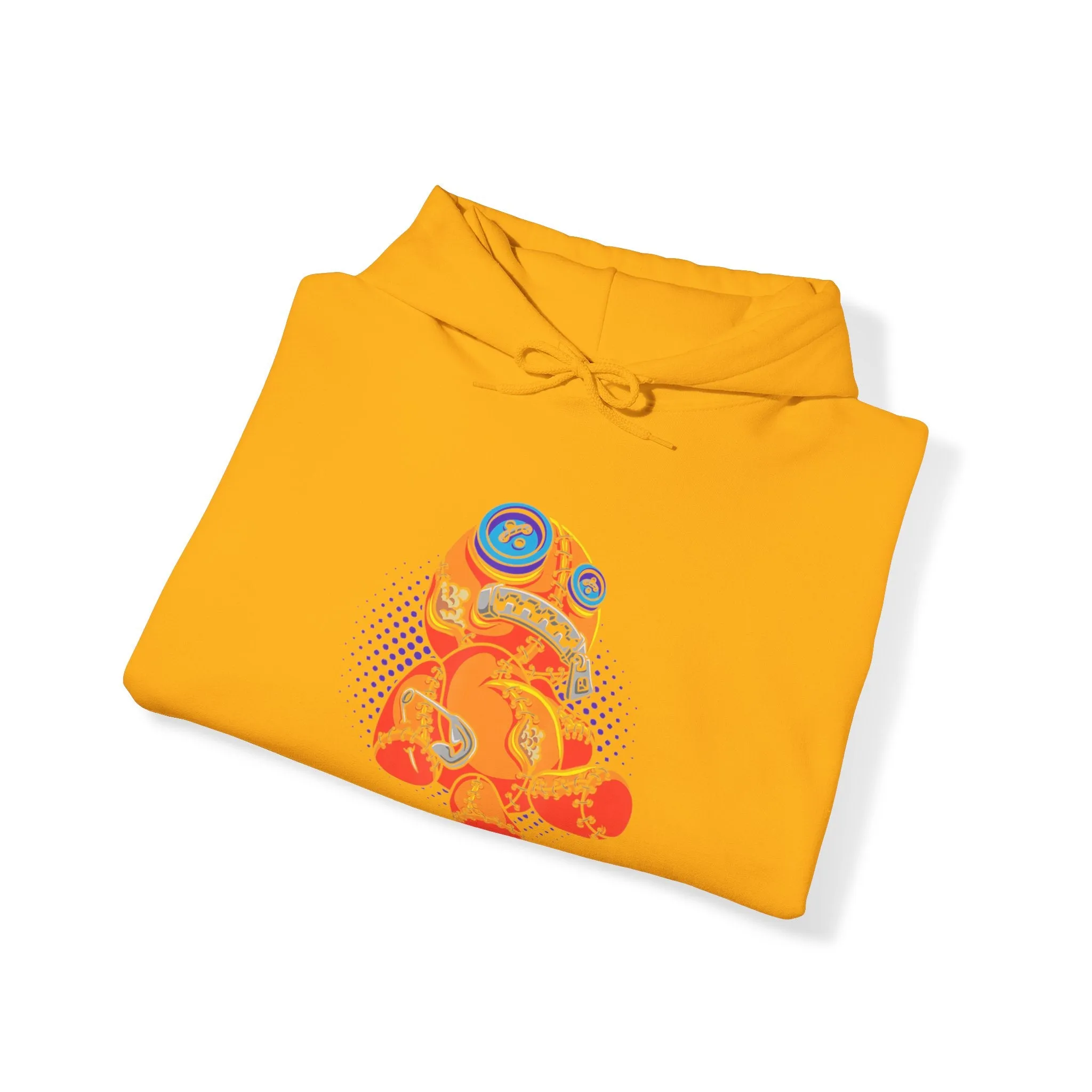 Zippermouth Teddy Bear Hoodie