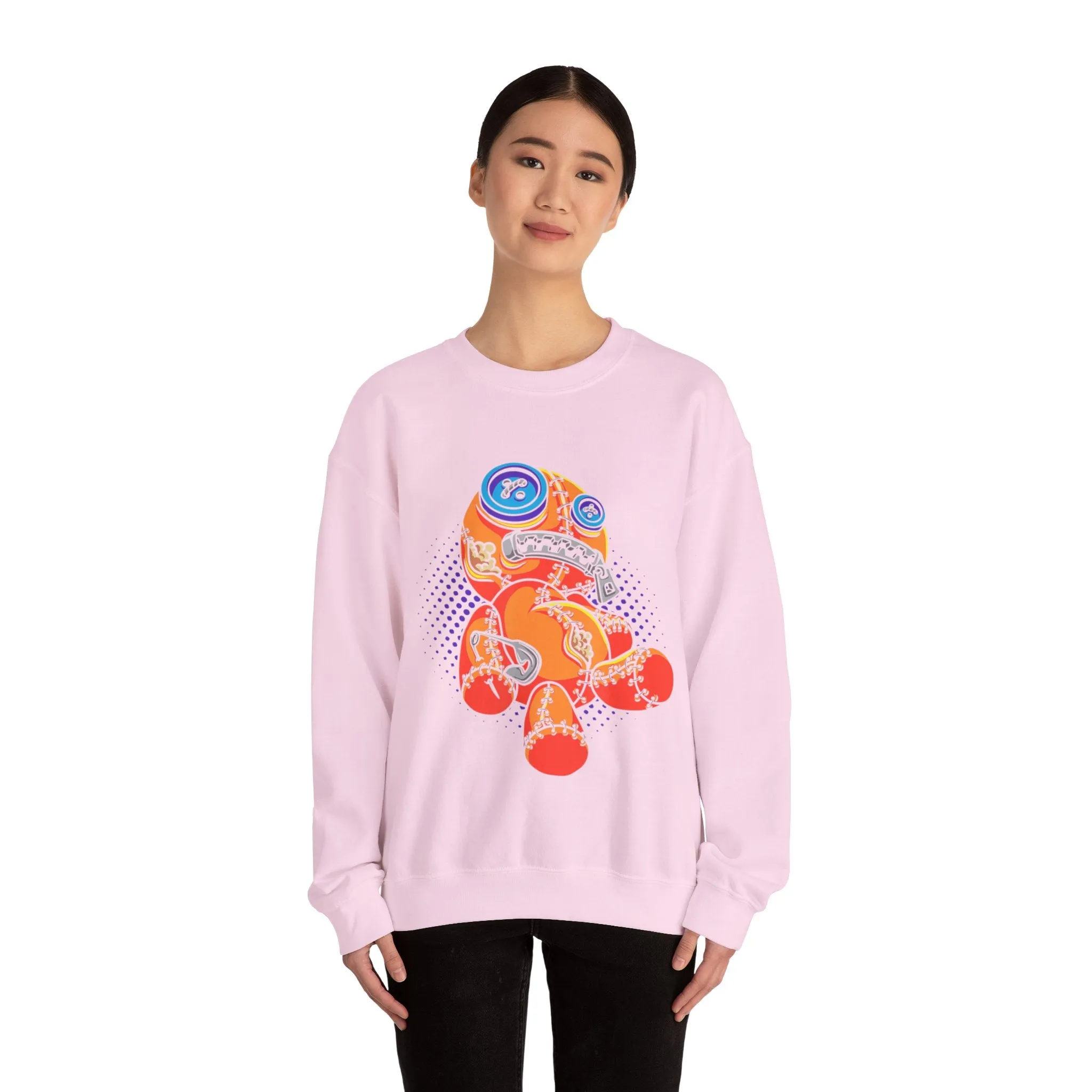 Zippermouth Teddy Bear Sweatshirt